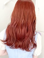 フウ(fuh)&nbsp;オレンジ/ビビットオレンジ/暖色/暖色カラー/ハイトーン/艶髪