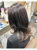 ラピスタ 池袋(Lapista)&nbsp;韓国ヘアハッシュカットダブルハイライトカラー【Lapista池袋】