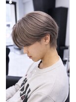 シーエスメイド バイ シャチュー 大須店(CS made by SHACHU) グレージュ/ラベンダーカラー/センターパート