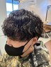 【メンズ限定】流行のツイスト、スパイラルパーマ+カット+トリートメント