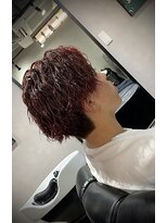 ゴートバーバー(GOAT BARBER)&nbsp;レッドメッシュ　サーフカール