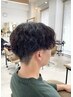 【メンズ人気NO.1】メンズ特殊パーマカット+マーブ+メンズスパ付き¥11500