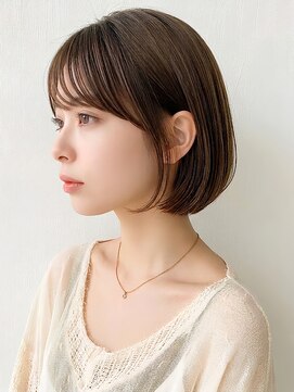 クラリス(Claris) 小顔顔周りカットと艶髪縮毛矯正で叶う★ナチュラルストレート