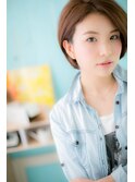 スッキリシルエットで魅せる！小頭♪大人ボブ【miq日暮里】