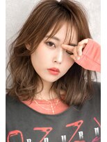 サンク 大船鎌倉店(sunc)&nbsp;ミディアムロング×ナチュラルウェーブ..