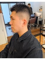 アイリーヘアデザイン(IRIE HAIR DESIGN)&nbsp;【IRIE HAIR赤坂】ハイフェードスタイル×アップバング