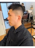 【IRIE HAIR赤坂】ハイフェードスタイル×アップバング