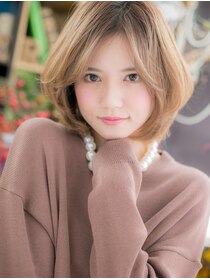カバーヘア ブリス 志木南口駅前店(COVER HAIR bliss) フレンチガーリー毛先パーマ大人ボブウルフa志木30代40代50代!