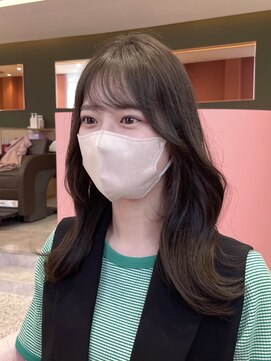 モア 岡崎(more) 顔まわりカット×暗め透明感カラー/mOre牧野