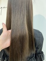 イコール 銀座(equal)&nbsp;美髪/くすみブルー/ネビージュ/大人かわいい/こなれミディ[銀座]