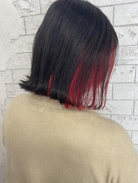 プライズ 錦糸町北口店(prize) インナーカラー/インナー赤/ビビットカラー錦糸町北口