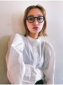 外はねスタイル/大人可愛い/ミルクティーベージュ