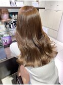 ブリーチなしカラー　ベージュカラー【銀座/ベージュ/髪質改善】