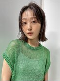 【mee.】前髪カタログ/マチルダボブ/インナーグレージュ