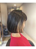 インナーカラー&ボブ 