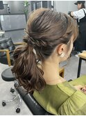 【WAVY hair set】大人可愛いローポニーテール