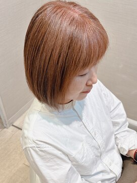 コーエン(cowen) 大人かわいい☆色味を楽しむ明るめボブ♪/ハイトーン