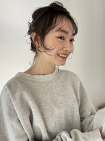 ローブ アオヤマ(LOAVE AOYAMA)&nbsp;顔周りレイヤー/こっくりブラウン/ヘアアレンジ