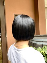 ココカラヘアー ニコ(cococara hair nico)&nbsp;切りっぱなしボブ/ボブ/透明感/ストレート/梅雨対策