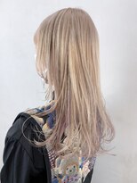 レイヤーカットミルクティーピンクオリーブベージュ_ba381042