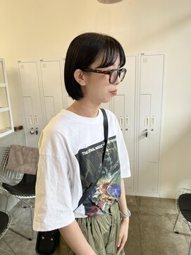 クリアーオブヘアー 池下店(clear OF HAIR) 黒髪艶ミニボブ