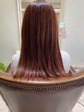 ヘアーアンドメイク リン(Hair&Make Rin) 20代30代40代50代大人かわいいワンブリーチ艶髪ピンクカラー☆