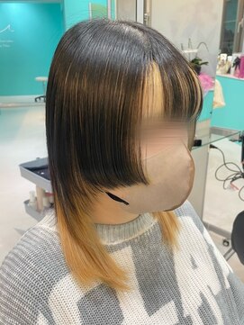 ユー イケブクロ(u Ikebukuro) 姫カットレイヤー/フェイスフレミング/クラゲヘア/エンドカラー