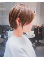 ロンド エメ 柏(Lond aimer)&nbsp;ホワイトブロンド×髪質改善ショートボブ前髪レイヤー[柏]