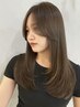 【人気メニュー】カット＋脱赤み透明感カラー＋3stトリートメント　￥11000