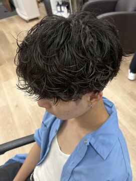 グッドタイムエフティフィフス 横浜西口(GoodTimes ft.fifth) 横浜ニュアンスパーマ毛流れセンターパートフェザーパーマ40代◆