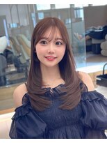 コア 銀座(COA) 似合わせ顔まわりレイヤーカット 顔まわりカット似合わせ銀座