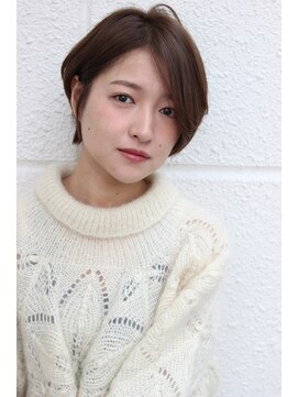 レウナ 外苑前(Reuna) 20代30代40代大人可愛いショートボブ 長め前髪