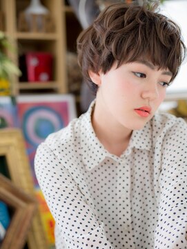 カバーヘア ブリス 志木南口駅前店(COVER HAIR bliss) 小顔前下がり韓国風束感ショートマッシュh4志木20代30代40代