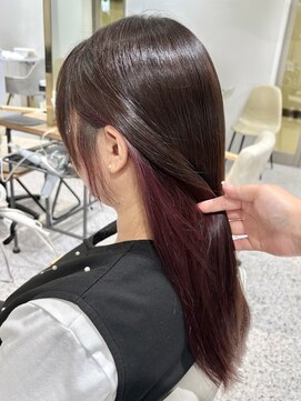 ゼストララ(ZEST Lara) 秋カラー インナーカシスピンク【吉祥寺】misaki