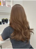 艶髪/透明感/ミルクティーアッシュブラウン/レイヤーカット