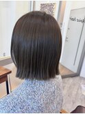 切りっぱなしボブ