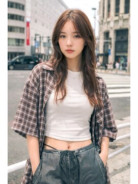 ヘアーアンジェ 南矢野目店(Hair ange) ミルクブラウン×イルミナカラー×N.(エヌドット)《福島市》-16