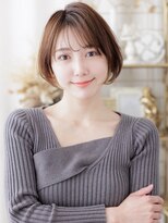 カバーヘア ブリス 上尾西口店(COVER HAIR bliss)&nbsp;イメチェンブリーチなし小顔前下がりボブショートa上尾20代30代