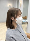 【大久保凜香】柔らかい明るめオリーブベージュ