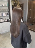 アッシュベージュ/ロング/ブリーチなし