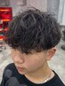 [Yuki指名限定]カット＋シャドウパーマ＋ケアトリートメント　12500→9500