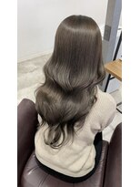 キャパ セントラル 天神 大名店(CAPA central)&nbsp;ヘーゼルグレージュ　髪質改善　ブリーチなし　透明感　20代