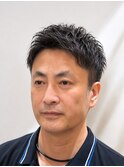 おじさんツーブロック　40代50代向け
