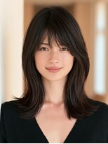 クー  戸越銀座(QOO)&nbsp;結べる艶ロブ×顔周りレイヤー