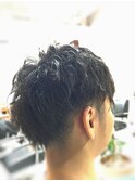 【CAN】ビジネスシーンでもOK!コンパクトツーブロック
