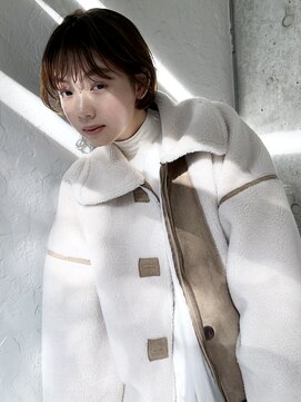 アルバム 渋谷パルコ(ALBUM) 丸みショートスタイル_セミウェットウェーブ_47061