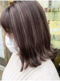 外国人風ハイライトカラー