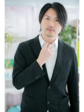 ミック ヘアアンドメイク アップ 駒込店(miq Hair&Make up) 大人ダンディ・ネビージュアシンメトリーショートマッシュa1