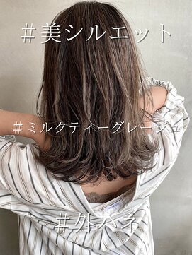 ソーエン バイ ヘッドライト 天文館店(soen by HEADLIGHT) 外はね×ミルクティーグレージュ_SP20210918