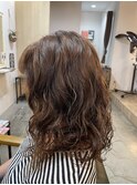 セミロングスタイル
